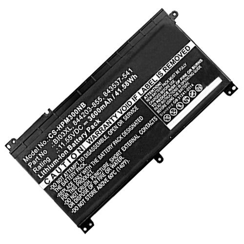 amsahr BI03XL-02 Ersatz Batterie für HP Pavilion X360 13-U141TU (11.55V 41.7Wh) schwarz von Amsahr