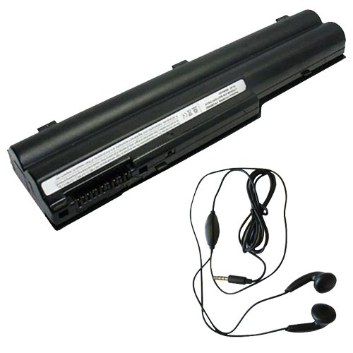 amsahr BP96-03 Ersatz Batterie für Fujitsu BP96, LifeBook S7011/S7021/S7025 - Umfassen Stereo Ohrhörer schwarz von Amsahr