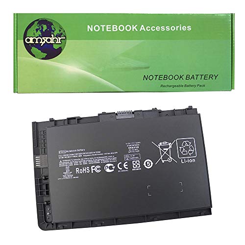 amsahr BT04-02 Ersatz Batterie für HP BT04, BT04XL, EliteBook Folio 9470m, H4Q47AA, H4Q47UT, HSTNN-IB3Z schwarz von Amsahr