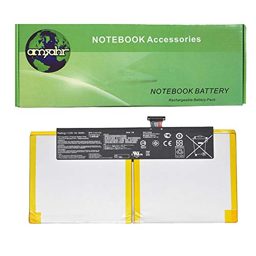 amsahr C12N1435-02 Ersatz Batterie für Asus C12N1435/ Transformer Book T100HA (3,8V/ 30WH) schwarz von Amsahr