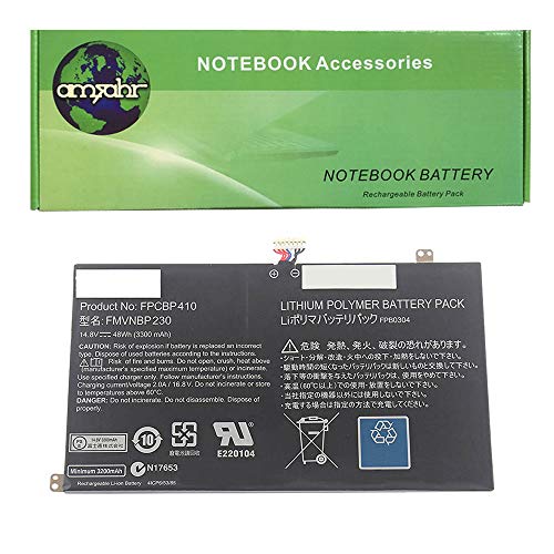 amsahr FPB0304-02 Ersatz Batterie für FUJITSU, 3300 mAh, 14.8 Volts und 48 Wh Schwarz amsahr FPB0304-02 Ersatz Batterie für FUJITSU, 3300 mAh, 14.8 Volts und 48 Wh Schwarz von Amsahr