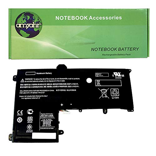 amsahr HPMA02XL-02 Ersatz Batterie für HP MA02XL, 721895-1C1, 721895-221 schwarz von Amsahr