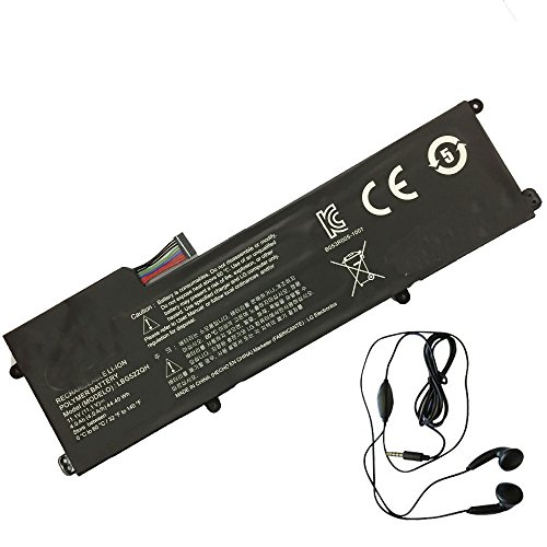 amsahr LBG522QH-03 Ersatz Batterie für LG Z360/Z360-GH60K/LBG522QH - Includes Stereo Earphone Schwarz von Amsahr