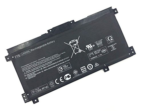 amsahr LK03XL-02 Ersatz Batterie für HP LK03XL, 916368-541, 916814-855, HSTNN-UB7I TPN-W127, TPN-W128 Schwarz von Amsahr
