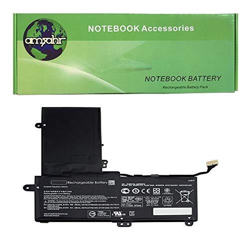 amsahr NU03XL-05 Ersatz Batterie für HP X360 11-U105TU (11.55V 41.7Wh, 3470mAh) schwarz von Amsahr