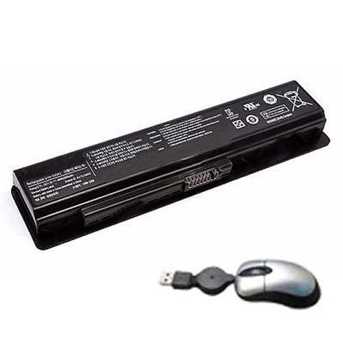 amsahr PLAN6AB-05 Ersatz Batterie für Samsung AA-PLAN6AB, NP200B5C, NT400B5C (48Wh, 11.1V, 6-Cells) - Umfassen Mini Optische Maus schwarz von Amsahr