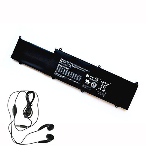 amsahr SQU-1109-03 Ersatz Batterie für VIZIO SQU-1109, CN15-A5 (11.1V, 6900mAh), Umfassen Stereo Ohrhörer schwarz von Amsahr