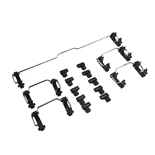 Amsixo Costar Costar Stabilisatoren, Balancierstangen, 6,25 U, 2U, für MX-Schalter, mechanische Tastatur, groß für Schlüsselplatten-Stabilisatoren von Amsixo