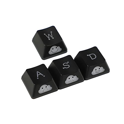 Mechanische Tastatur-Tastenkappen, transparente Tastenkappen, einzigartiges Geschenk für Sie selbst, dekoratives Tastenkappen-Set Mx Cross Keys Caps Covers von Amsixo