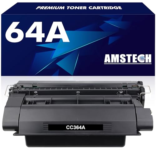 Amstech 64A 64X Toner Kompatible für HP 64A 64X Laserjet P4014 P4015n P4015x P4515n P4515x CC364A CC364X (Schwarz, 1er-Pack) von Amstech