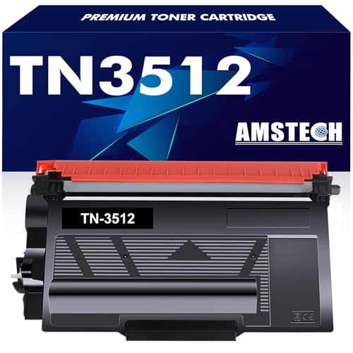 Amstech TN3512 TN 3512 Toner Kompatible für Brother TN3512 TN 3512 TN-3512 HL L6200DW L6200DWT L6250DW L6300DW L6400DW L6400DWT MFC L6700DW L6750DW L6800DW L6900DW (Schwarz,1er-Pack) von Amstech