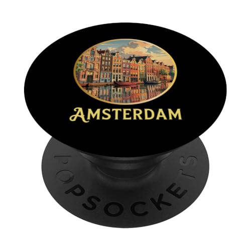 Amsterdam - Niederlande / Holland - Amsterdam PopSockets Klebender PopGrip von Amsterdam Souvenirs Store