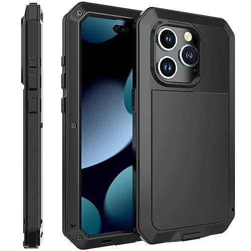 Amulent Schutzhülle für iPhone 15 Pro, Metall, schwarz, strapazierfähig, Gorilla-Hülle, stoßfest, robust, schützende Rüstung, bequem und langlebig, Handyhülle für iPhone 15 Pro Amulent Schutzhülle für iPhone 15 Pro, Metall, schwarz, strapazierfähig, Gorilla-Hülle, stoßfest, robust, schützende Rüstung, bequem und langlebig, Handyhülle für iPhone 15 Pro von Amulent