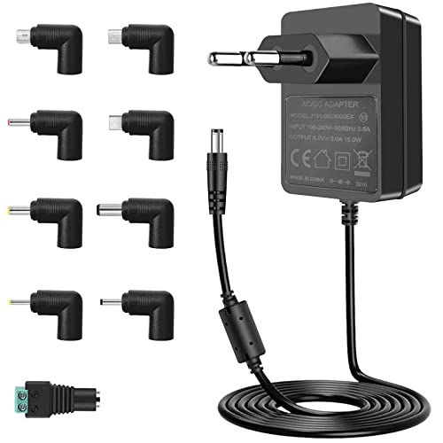 5V Netzteil 3A Ladekabel AC Adapter Ladegerät, 230V AC auf DC 5Volt 3A 2.5A 2A 1.5A 1A 0.5A, für 5Vdc Android TV-Box Tablet Smartphone Baby Monitor LED Licht Bluetooth Lautsprecher und mehr. 5V Netzteil 3A Ladekabel AC Adapter Ladegerät, 230V AC auf DC 5Volt 3A 2.5A 2A 1.5A 1A 0.5A, für 5Vdc Android TV-Box Tablet Smartphone Baby Monitor LED Licht Bluetooth Lautsprecher und mehr. von AmzFwing