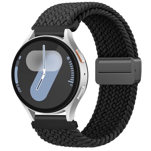 Amzpas 20mm Nylon Armband Kompatibel mit Samsung Galaxy Watch 7/6/5/4/FE 40mm 44mm/ Galaxy 6 Classic/5 Pro/4 Classic Damen Herren, Magnetisch Verschluss Armbänder, Elastisch Geflochtenes Uhrenarmband Amzpas 20mm Nylon Armband Kompatibel mit Samsung Galaxy Watch 7/6/5/4/FE 40mm 44mm/ Galaxy 6 Classic/5 Pro/4 Classic Damen Herren, Magnetisch Verschluss Armbänder, Elastisch Geflochtenes Uhrenarmband von Amzpas