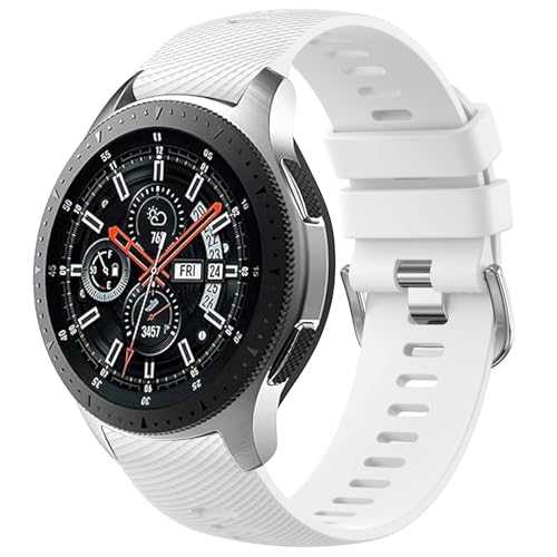 Amzpas Armband Kompatibel mit Samsung Galaxy Watch 3 45mm / Galaxy Watch 46mm / Samsung Gear S3 Frontier/Classic, 22mm Klassiker Silikon Armbänder, Sport Ersatzbänder für Garmin Vivoactive 4 / Venu 3 Amzpas Armband Kompatibel mit Samsung Galaxy Watch 3 45mm / Galaxy Watch 46mm / Samsung Gear S3 Frontier/Classic, 22mm Klassiker Silikon Armbänder, Sport Ersatzbänder für Garmin Vivoactive 4 / Venu 3 von Amzpas