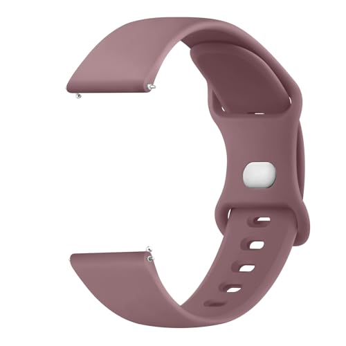 Amzpas Armband für Garmin Forerunner 245/645/55/Vivoactive 5/Vivoactive 3 Armband,Neues Silikon Sport Ersatzarmbänder Uhrenarmband für Garmin Vivomove 3/HR/Luxe/Style(Violett) von Amzpas