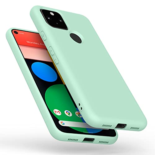 Amzpas TPU Hülle für Google Pixel 5, Weiche Schutzhülle Stoßfeste Handyhülle Langlebige Anti-Kratzer Smartphone Hülle für Frauen Männer Cyan Amzpas TPU Hülle für Google Pixel 5, Weiche Schutzhülle Stoßfeste Handyhülle Langlebige Anti-Kratzer Smartphone Hülle für Frauen Männer Cyan von Amzpas