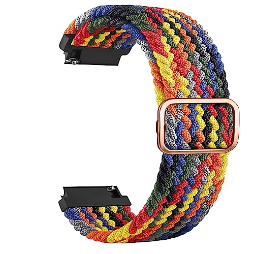 Amzpas für Anio 5 Armband,Nylon 20mm Kinder Verstellbares Geflochtenes Ersatzarmbänder für Anio 5 Mädchen Jungen (Bunt) von Amzpas