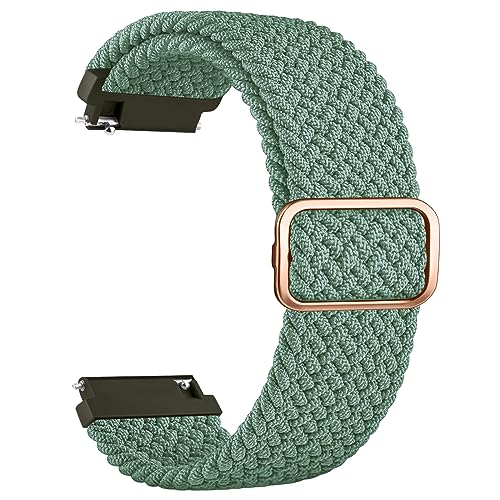 Amzpas für Anio 5 Armband,Nylon 20mm Kinder Verstellbares Geflochtenes Ersatzarmbänder für Anio 5 Mädchen Jungen (Grün) von Amzpas