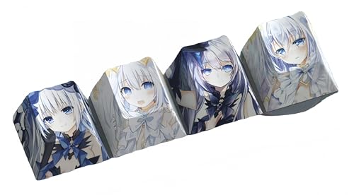Japanische Anime-Tastaturkappe, Tastaturkappen, 4 Tasten, mechanische Gaming-Tastatur, benutzerdefiniertes PBT-OEM-Profil, Tastaturkappen individuell, Tastaturkappen Anime, Datum A Live (Tobiichi Japanische Anime-Tastaturkappe, Tastaturkappen, 4 Tasten, mechanische Gaming-Tastatur, benutzerdefiniertes PBT-OEM-Profil, Tastaturkappen individuell, Tastaturkappen Anime, Datum A Live (Tobiichi von Amzsupziyi