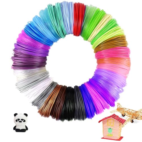 3D stift filament 150m, 3D Druck Stift PLA Filament 1.75mm 30 Farben 3D Stift Zubehör jede Farbe 5 Meter, insgesamt 150 Meter von AnaTI