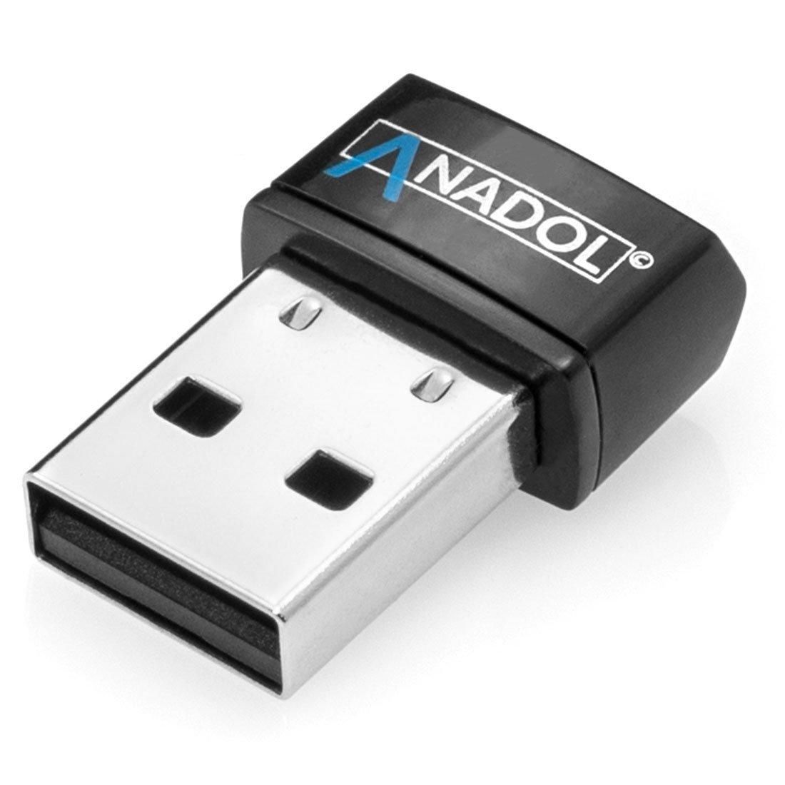 Anadol 150Mbit/s AWL150 Micro USB Wlan Stick Schwarz Bulk von Anadol