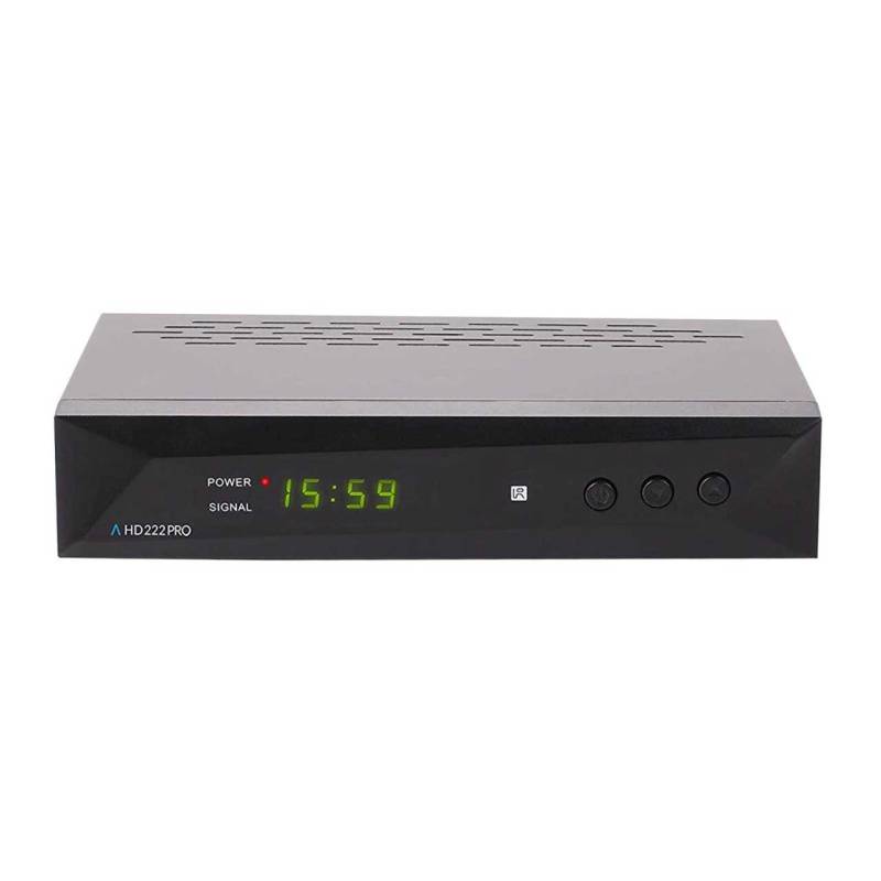 Anadol HD 222 Pro Full HD Sat-Receiver (DVB-S2 1080p HDMI USB SCART Schwarz) von Anadol