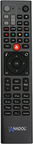 Anadol IP8 Original Fernbedienung, Infrarot Fernbedienung, Remote Control, 2in1 Fernbedienung lernbar für Ihr Fernseher/TV, für Anadol IP8 4K UHD Smart TV Box Anadol IP8 Original Fernbedienung, Infrarot Fernbedienung, Remote Control, 2in1 Fernbedienung lernbar für Ihr Fernseher/TV, für Anadol IP8 4K UHD Smart TV Box von Anadol