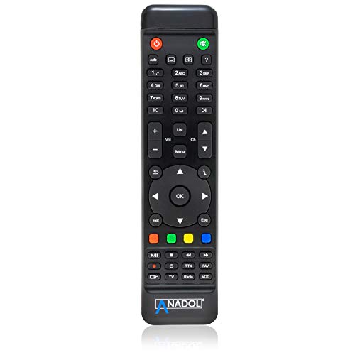 Anadol Multibox Combo & Twin/Combo & Twin SE 4K UHD Original Fernbedienung - passend auch für Maxytec Multibox Combo & Twin SE, AX Multibox Combo & Twin SE, AX HD60, Mutant HD60 Anadol Multibox Combo & Twin/Combo & Twin SE 4K UHD Original Fernbedienung - passend auch für Maxytec Multibox Combo & Twin SE, AX Multibox Combo & Twin SE, AX HD60, Mutant HD60 von Anadol