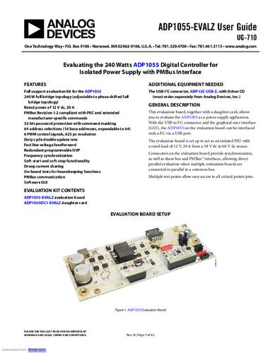 Analog Devices ADP1055-EVALZ Entwicklungsboard 1St. von Analog Devices