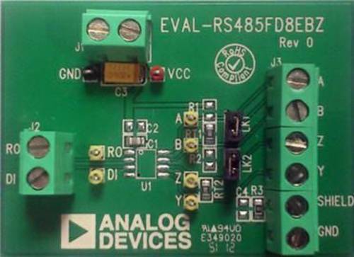 Analog Devices EVAL-RS485FD8EBZ Entwicklungsboard 1St. von Analog Devices