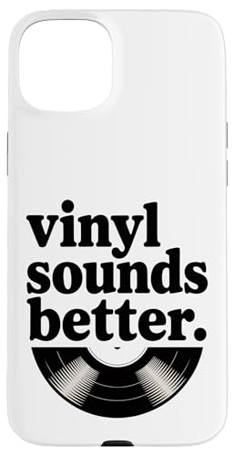 Vinyl klingt besser Hülle für iPhone 15 Plus Vinyl klingt besser Hülle für iPhone 15 Plus von Analog Soul Apparel