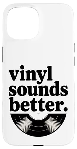 Vinyl klingt besser Hülle für iPhone 15 Vinyl klingt besser Hülle für iPhone 15 von Analog Soul Apparel