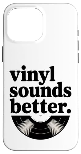 Vinyl klingt besser Hülle für iPhone 16 Pro Max Vinyl klingt besser Hülle für iPhone 16 Pro Max von Analog Soul Apparel