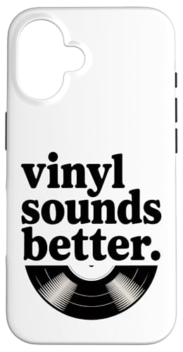 Vinyl klingt besser Hülle für iPhone 16 Vinyl klingt besser Hülle für iPhone 16 von Analog Soul Apparel