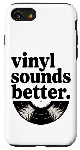 Vinyl klingt besser Hülle für iPhone SE (2020) / 7 / 8 von Analog Soul Apparel
