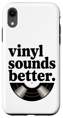 Vinyl klingt besser Hülle für iPhone XR Vinyl klingt besser Hülle für iPhone XR von Analog Soul Apparel