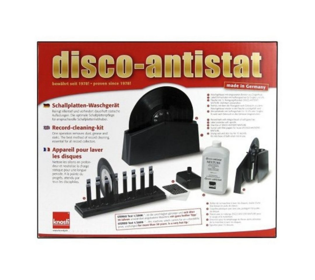 Analogis Knosti 1300001 Disco-Antistat-Schallplattenwaschmaschine Plattenspieler von Analogis