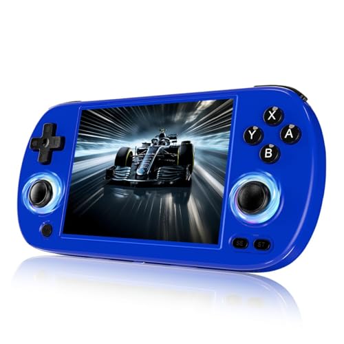 Anbernic RG40XXH Retro-Spielekonsole, 4-Zoll IPS Display, 64GB ROM, Linux 64-bit, RGB-Beleuchtung, Quad-Core A53 - Indigo Blau von Anbernic