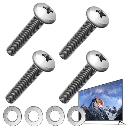 Ancable 4 x M8 45 mm Schrauben Kit mit Unterlegscheiben für Samsung Sony Toshiba TV Wandhalterung Ancable 4 x M8 45 mm Schrauben Kit mit Unterlegscheiben für Samsung Sony Toshiba TV Wandhalterung von Ancable