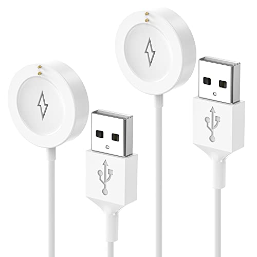 Charger Cable for Fossil Gen 5 White 2 Pack, Ancable 1M Michael Kors Smartwatch Charger Cable Compatible with Fossil Gen 4, Gen 5, Emporio Armani, Skagen falster 2, Misfit Vapor 2, Diesel Guard 2.5 von Ancable