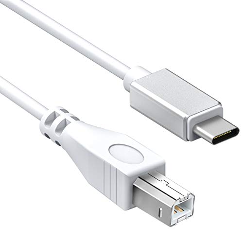 USB C auf USB B Midi-Kabel 1M, Typ C auf USB Midi-Schnittstelle, kompatibel mit Samsung, Huawei-Laptop, MacBook zum Anschluss mit Midi-Controller, Midi-Keyboard, Audio-Schnittstellen-Aufnahme und mehr von Ancable