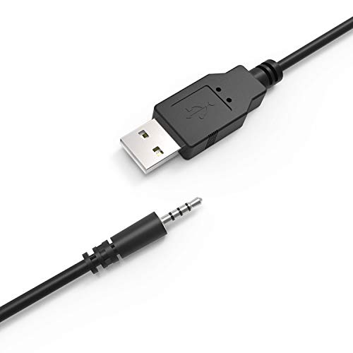 USB auf 2,5 mm für JBL Charging 2 Stück, Ancable 1M Headphone Ersatz-USB-Ladekabel für JBL E40BT E50BT J56BT-Kopfhörer von Ancable