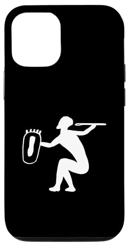 Höhlenmalerei Speer & Schild Krieger Hülle für iPhone 12/12 Pro von Ancient Egypt & Cave Paintings Co.