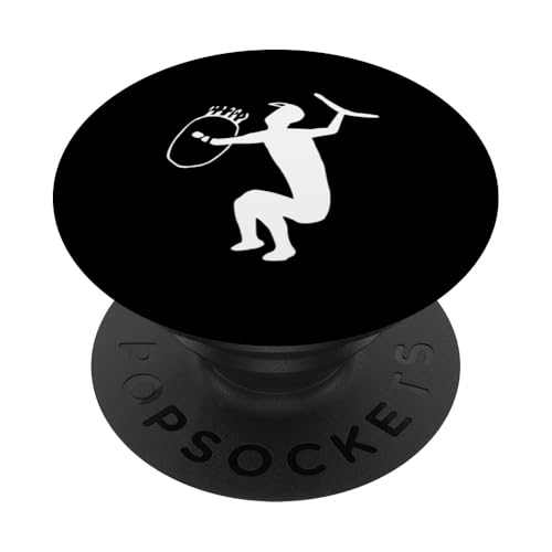 Höhlenmalerei des alten Kriegers PopSockets Klebender PopGrip von Ancient Egypt & Cave Paintings Co.