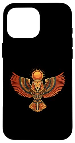 Ägypten Ägyptologie Löwe Eule Ägypten Mythologie Sonnenuntergang Hülle für iPhone 16 Pro Max von Ancient Egyptian Gods Mythology