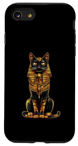 Ägyptische Ägypten Ägypten Ägyptologie Katze Bastet Tutanchamun Hülle für iPhone SE (2020) / 7 / 8 von Ancient Egyptian Gods Mythology