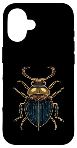 Ägyptischer Gott, ägyptischer Skarabäus, Käfer, Kunstwerk des alten Ägyp Hülle für iPhone 16 von Ancient Egyptian Gods Mythology