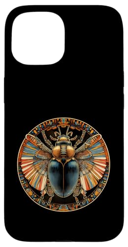 Ägyptischer Skarabäus Käfer Ägyptischer Gott Ägyptologie Altes Äg Hülle für iPhone 15 von Ancient Egyptian Gods Mythology